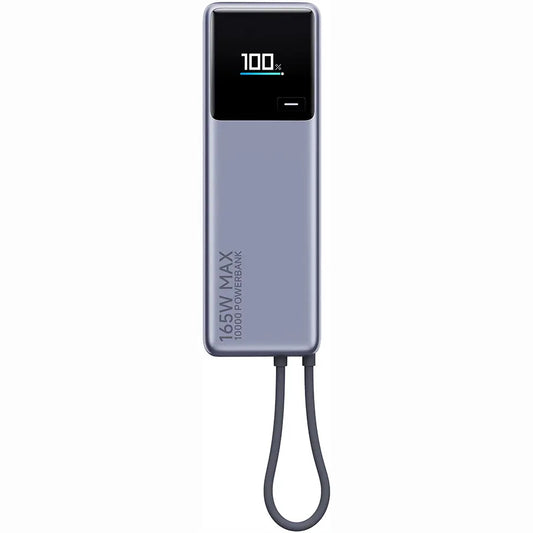 Zewnętrzna bateria Xiaomi, 10000mAh, 165W, PD, 2 x USB-C, Szara PB1165MI