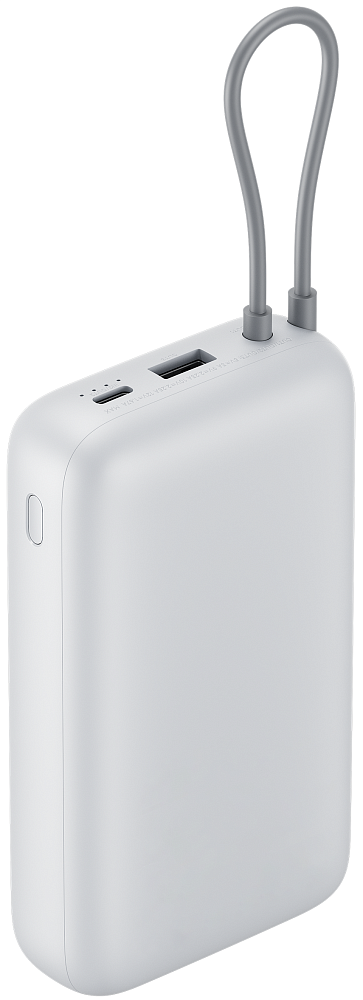 Zewnętrzna bateria Xiaomi, 20000mAh, 22.5W, QC + PD, 1 x USB-A - 2 x USB-C, Srebrna BHR9738GL