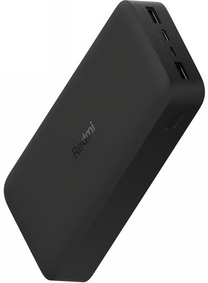 Zewnętrzna bateria Xiaomi, 20000mAh, 18W, QC, 2 x USB-A, Czarna PB200LZM