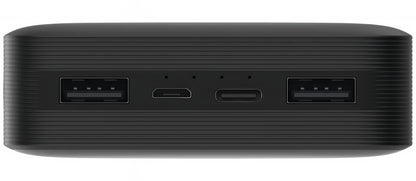 Zewnętrzna bateria Xiaomi, 20000mAh, 18W, QC, 2 x USB-A, Czarna PB200LZM