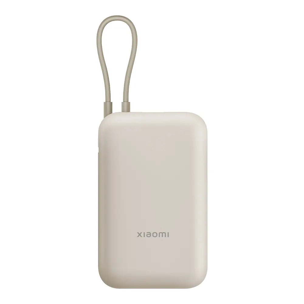 Zewnętrzna bateria Xiaomi Pocket Edition Pro, 10000mAh, 33W, QC + PD, 1 x USB-A - 1 x USB-C, Beżowa BHR9072GL