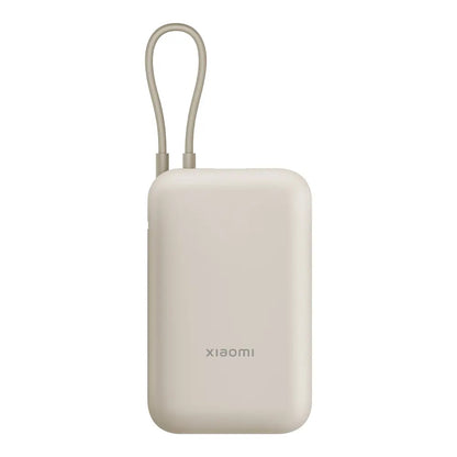 Zewnętrzna bateria Xiaomi Pocket Edition Pro, 10000mAh, 33W, QC + PD, 1 x USB-A - 1 x USB-C, Beżowa BHR9072GL