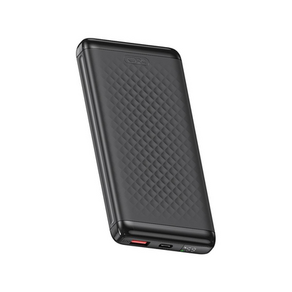 Powerbank XO Design PB308, 10000mAh, 22,5W, QC + PD, 1 x USB-A - 1 x USB-C, Czarny