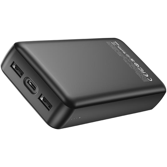 Powerbank XO Design PB313, 20000mAh, 10W, 2 x USB-A, Czarny