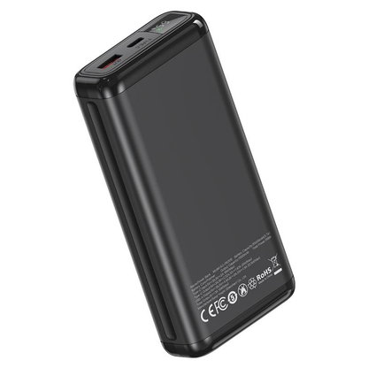 Powerbank XO Design PB309, 20000mAh, 22.5W, QC + PD, 1 x USB-A - 1 x USB-C, Czarny