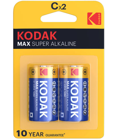 Baterie Kodak Max Alkaline, LR14 Zestaw 2 sztuki
