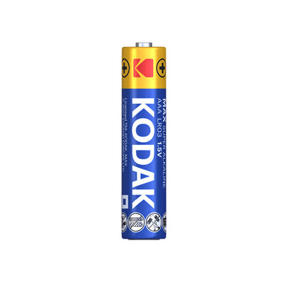 Kodak Max Alkaline Battery, AAA / LR3, Set of 8 EKSTD30419896P8