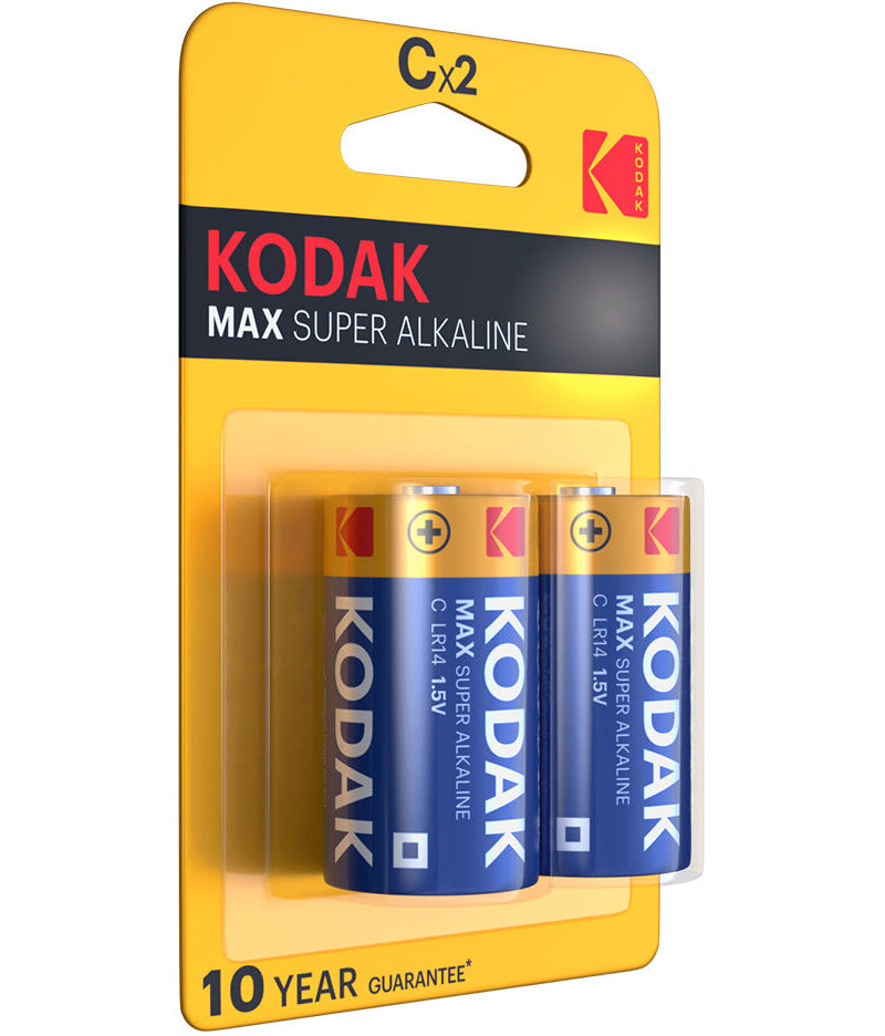 Baterie Kodak Max Alkaline, LR14 Zestaw 2 sztuki