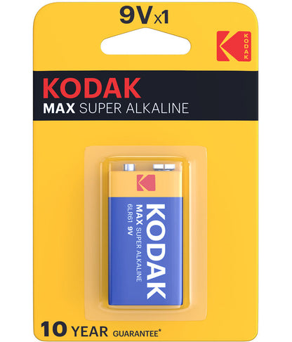 Bateria Kodak Max Alkaline, 6LR61 (9V)