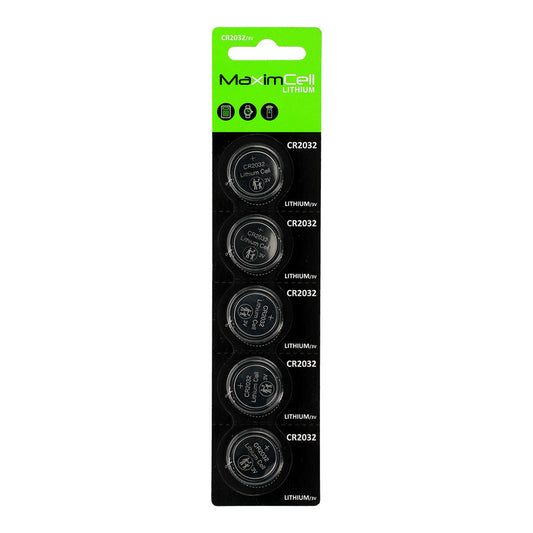 Bateria MaximCell, CR2032, Zestaw 5 sztuk