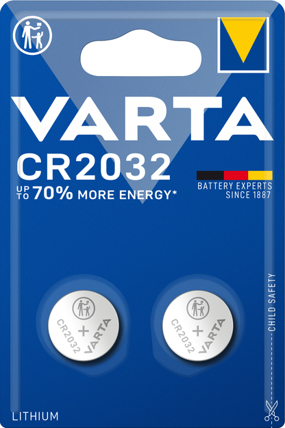 Baterie Varta, CR2032, zestaw 2 sztuk