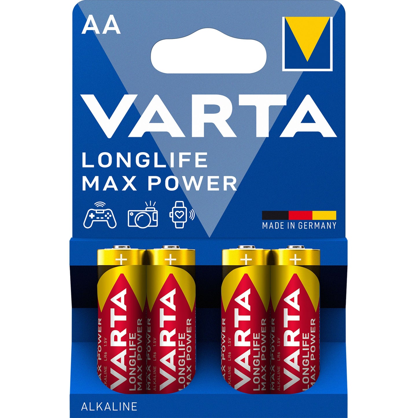 Baterie Varta Longlife Max Power 4706, AA / LR6, zestaw 4 sztuk 04706101404