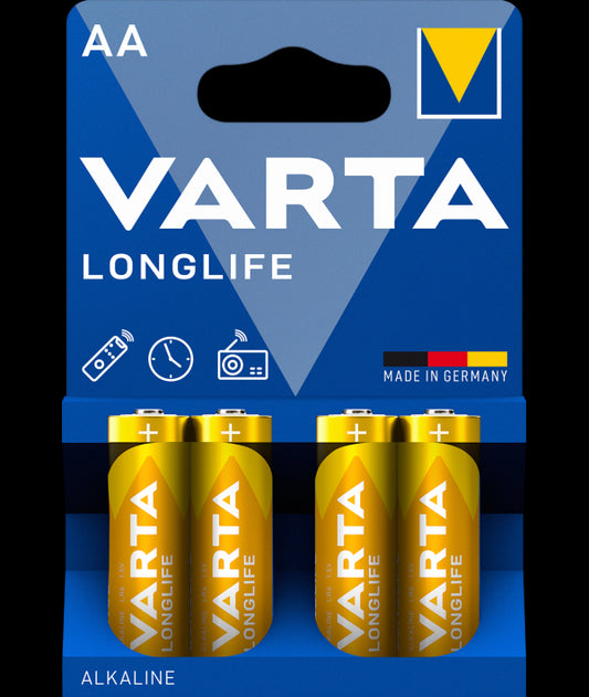 Baterie Varta Longlife 4106, AA / LR6, zestaw 4 sztuk