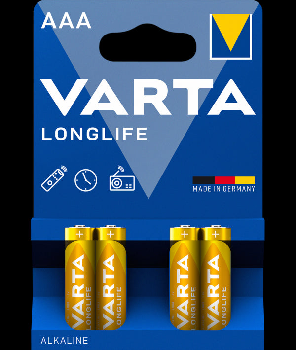 Baterie Varta Longlife 4903, AAA / LR3, zestaw 4 sztuk