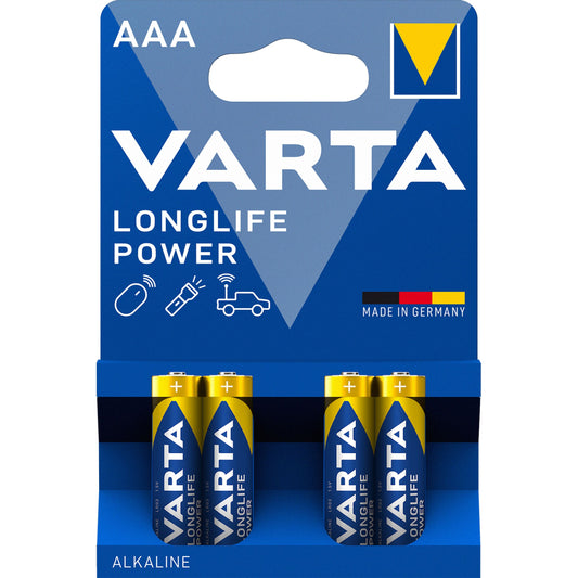 Baterie Varta Longlife Power 4903, AAA / LR3, zestaw 4 sztuk 04903121414