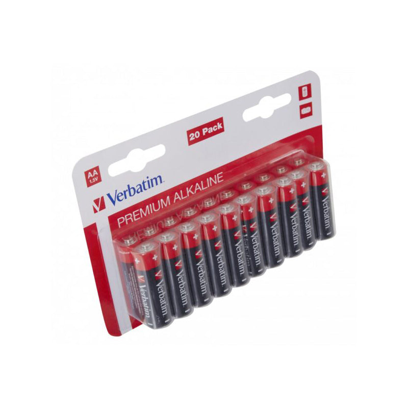 Bateria Verbatim Premium, AA / LR6, Zestaw 20 sztuk 49877