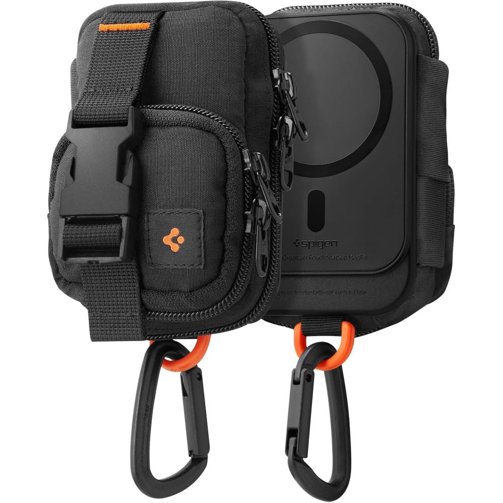 Uniwersalna Torba MagSafe na Telefon, Spigen, Snap Zip, Czarna