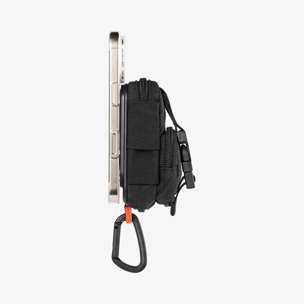 Uniwersalna Torba MagSafe na Telefon, Spigen, Snap Zip, Czarna