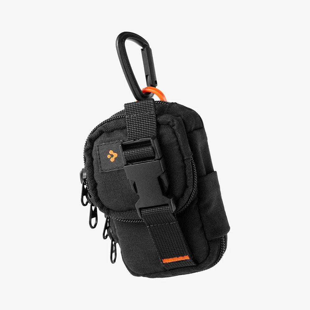 Uniwersalna Torba MagSafe na Telefon, Spigen, Snap Zip, Czarna