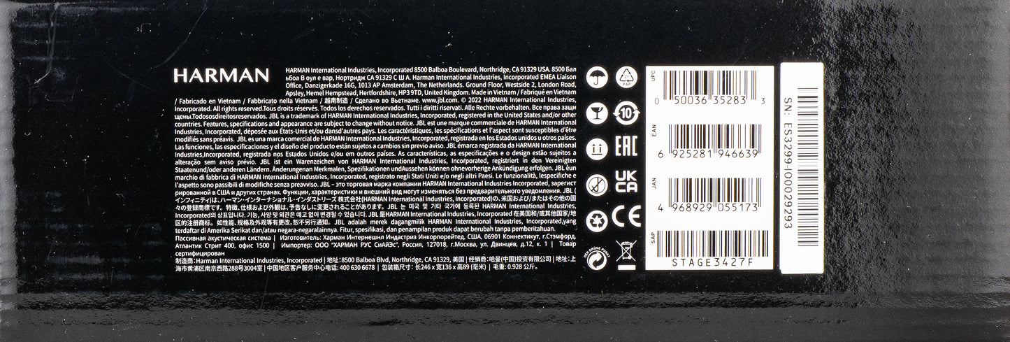 Głośnik samochodowy JBL Stage3 427, 30W RMS, 102.4mm, zestaw 2 sztuki JBLSTAGE3427F