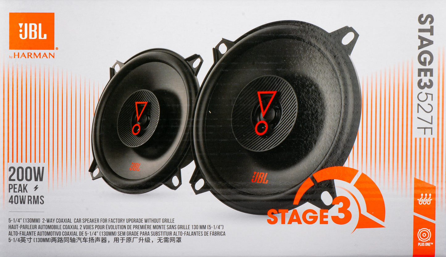 Głośnik samochodowy JBL Stage3 527, 40W RMS, 129mm, zestaw 2 sztuki JBLSTAGE3527F