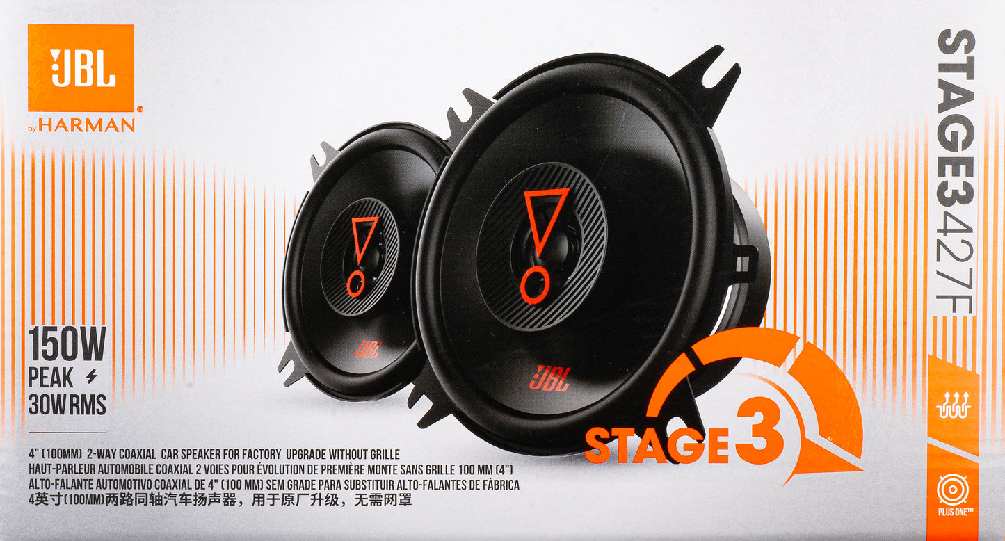 Głośnik samochodowy JBL Stage3 427, 30W RMS, 102.4mm, zestaw 2 sztuki JBLSTAGE3427F