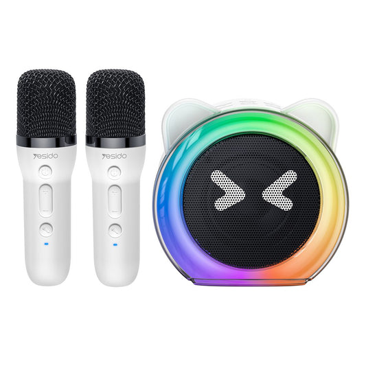 Głośnik Bluetooth Yesido YSW36 Kids, 5W, Karaoke, Biały