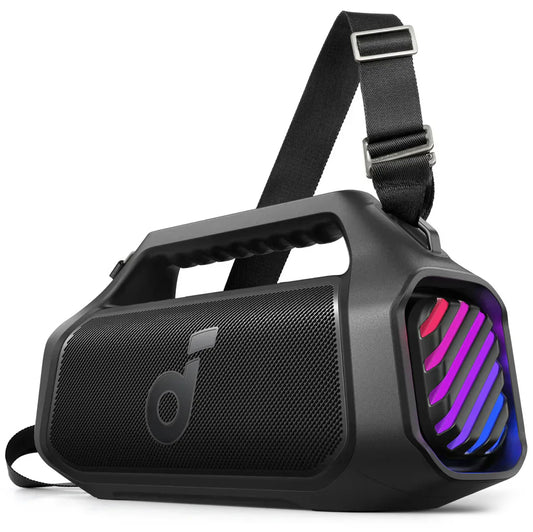 Przenośny głośnik Bluetooth Anker SoundCore Boom 2 Plus, 140W, TWS, RGB, Wodoodporny, Czarny A3134011