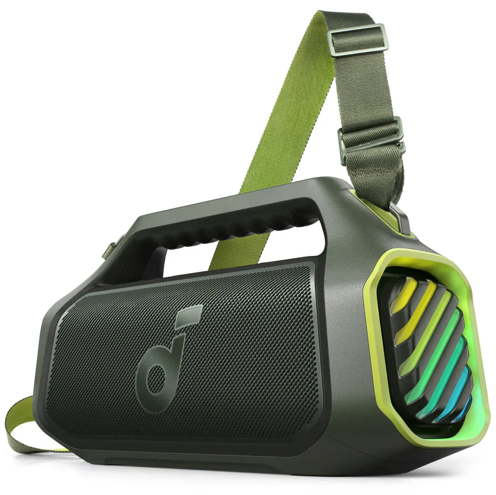Przenośny głośnik Bluetooth Anker Soundcore Boom 2 Plus, 140W, RGB, wodoodporny, zielony A3134061 