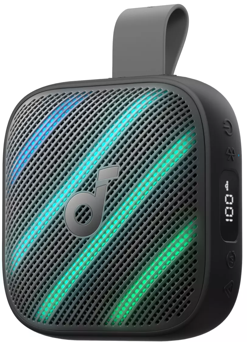 Przenośny głośnik Bluetooth Anker SoundCore Boom Go 3i, 15W, TWS, RGB, wodoodporny, czarny D5103010