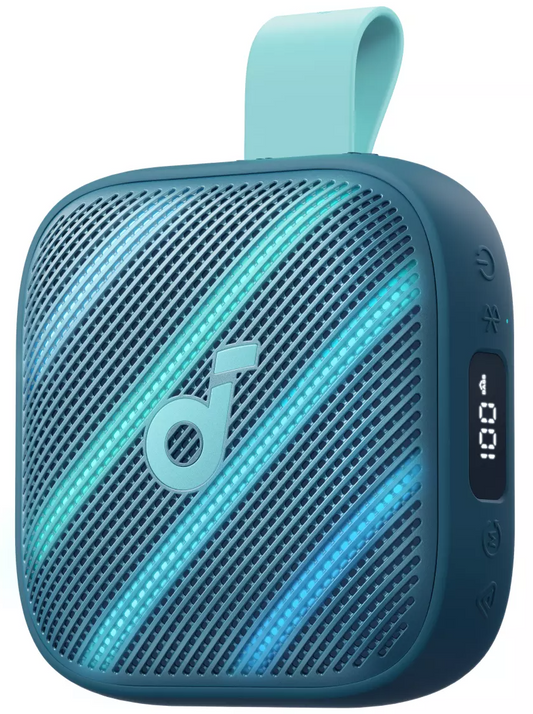 Przenośny głośnik Bluetooth Anker SoundCore Boom Go 3i, 15W, TWS, RGB, wodoodporny, niebieski, ponownie zapakowany D5103030