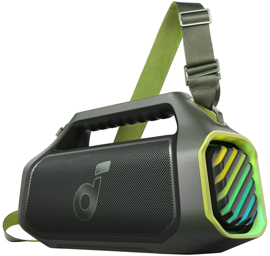 Przenośny głośnik Bluetooth Anker SoundCore Boom 2 Plus, 140W, TWS, RGB, wodoodporny, zielony A3134062