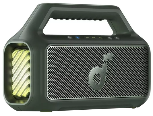 Przenośny głośnik Bluetooth Anker SoundCore Boom 2 Nowa Wersja, 80W, TWS, RGB, Wodoodporny, Zielony A3138062