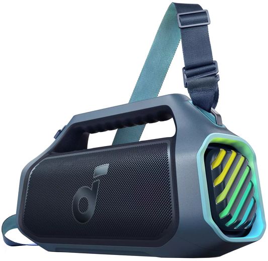 Przenośny głośnik Bluetooth Anker SoundCore Boom 2 Plus Nowa Wersja, 140W, TWS, RGB, Wodoodporny, Niebieski A3134032