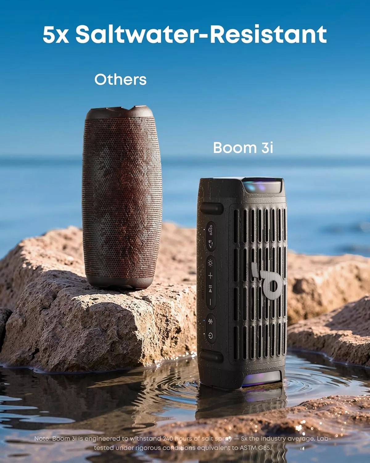 Przenośny Głośnik Bluetooth Anker SoundCore Boom 3i, 50W, RGB, Wodoodporny, Czarny D5100010