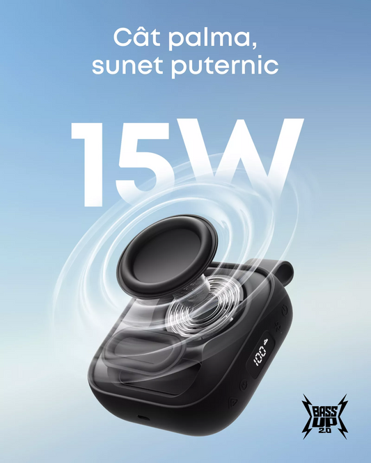 Przenośny głośnik Bluetooth Anker SoundCore Boom Go 3i, 15W, TWS, RGB, wodoodporny, czarny D5103010