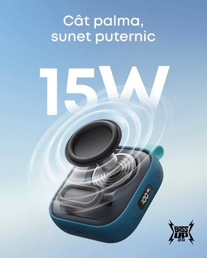 Przenośny głośnik Bluetooth Anker SoundCore Boom Go 3i, 15W, TWS, RGB, wodoodporny, niebieski D5103030
