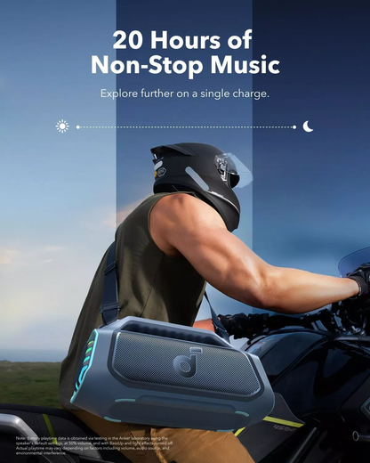 Przenośny głośnik Bluetooth Anker SoundCore Boom 2 Plus Nowa Wersja, 140W, TWS, RGB, Wodoodporny, Niebieski A3134032