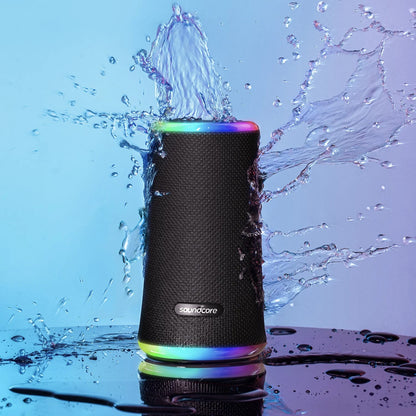 Przenośny głośnik Bluetooth Anker SoundCore Flare 2, 20W, RGB, wodoodporny, czarny A3165G11 