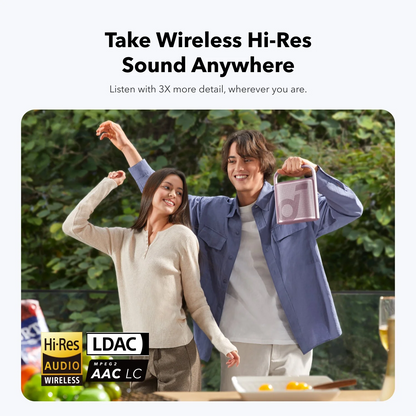 Anker SoundCore Motion X500 Portable Bluetooth Speaker, 40W, Waterproof, Pink A3131051