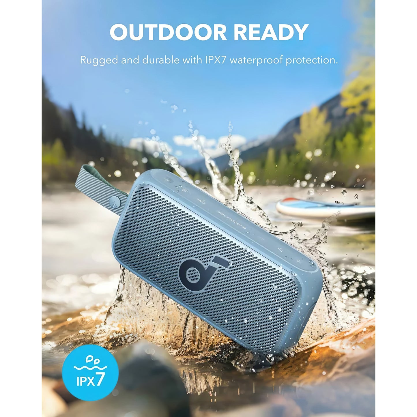 Przenośny głośnik Bluetooth Anker SoundCore Motion 300, 30W, TWS, wodoodporny, niebieski A3135031 