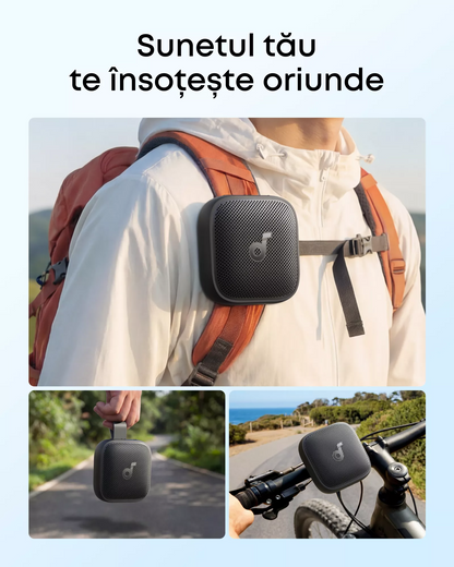 Przenośny głośnik Bluetooth Anker SoundCore Boom Go 3i, 15W, TWS, RGB, wodoodporny, czarny D5103010