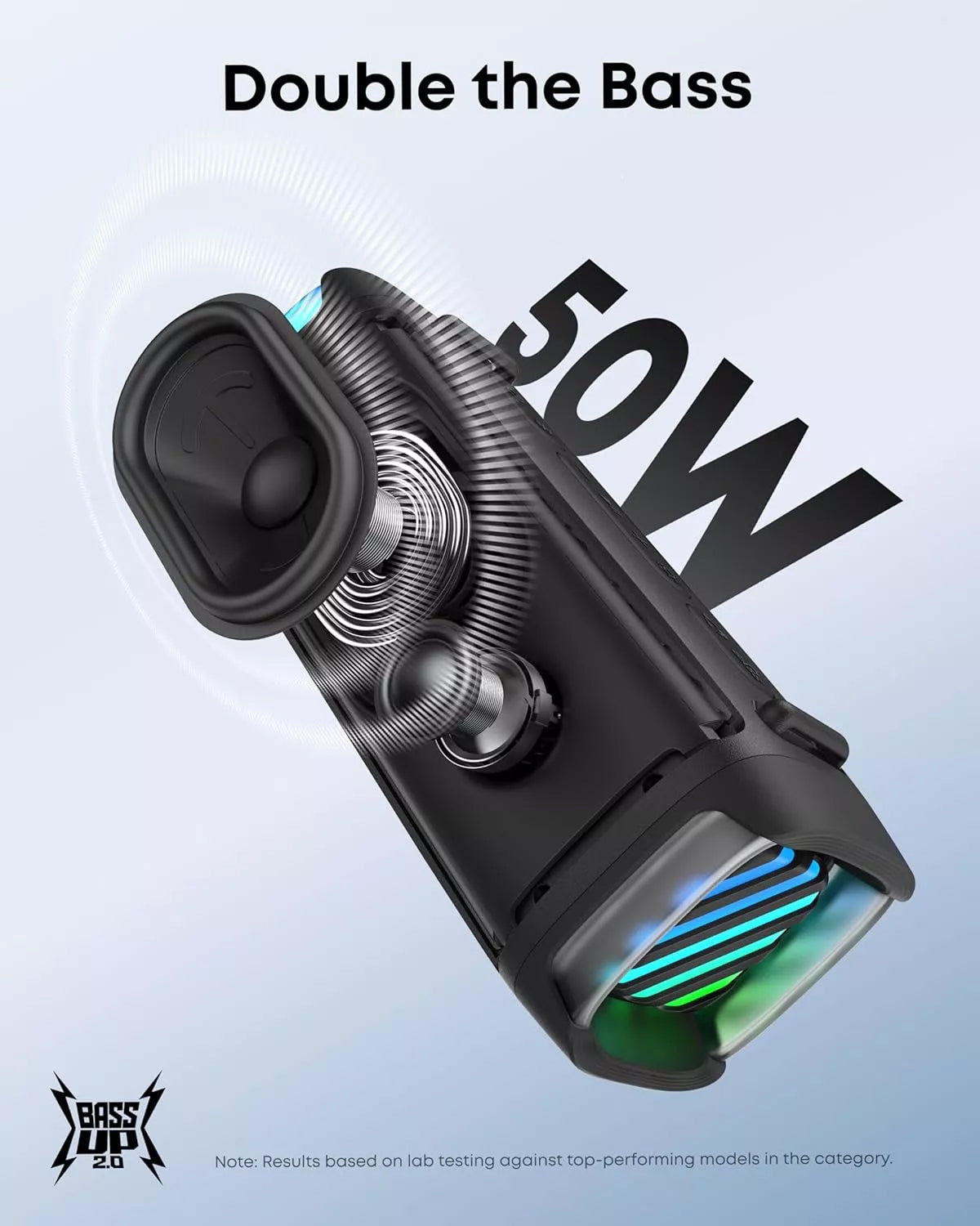 Przenośny Głośnik Bluetooth Anker SoundCore Boom 3i, 50W, RGB, Wodoodporny, Czarny D5100010