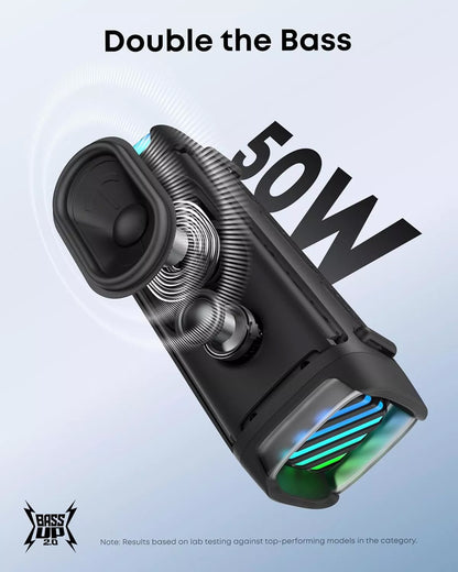 Przenośny Głośnik Bluetooth Anker SoundCore Boom 3i, 50W, RGB, Wodoodporny, Czarny D5100010