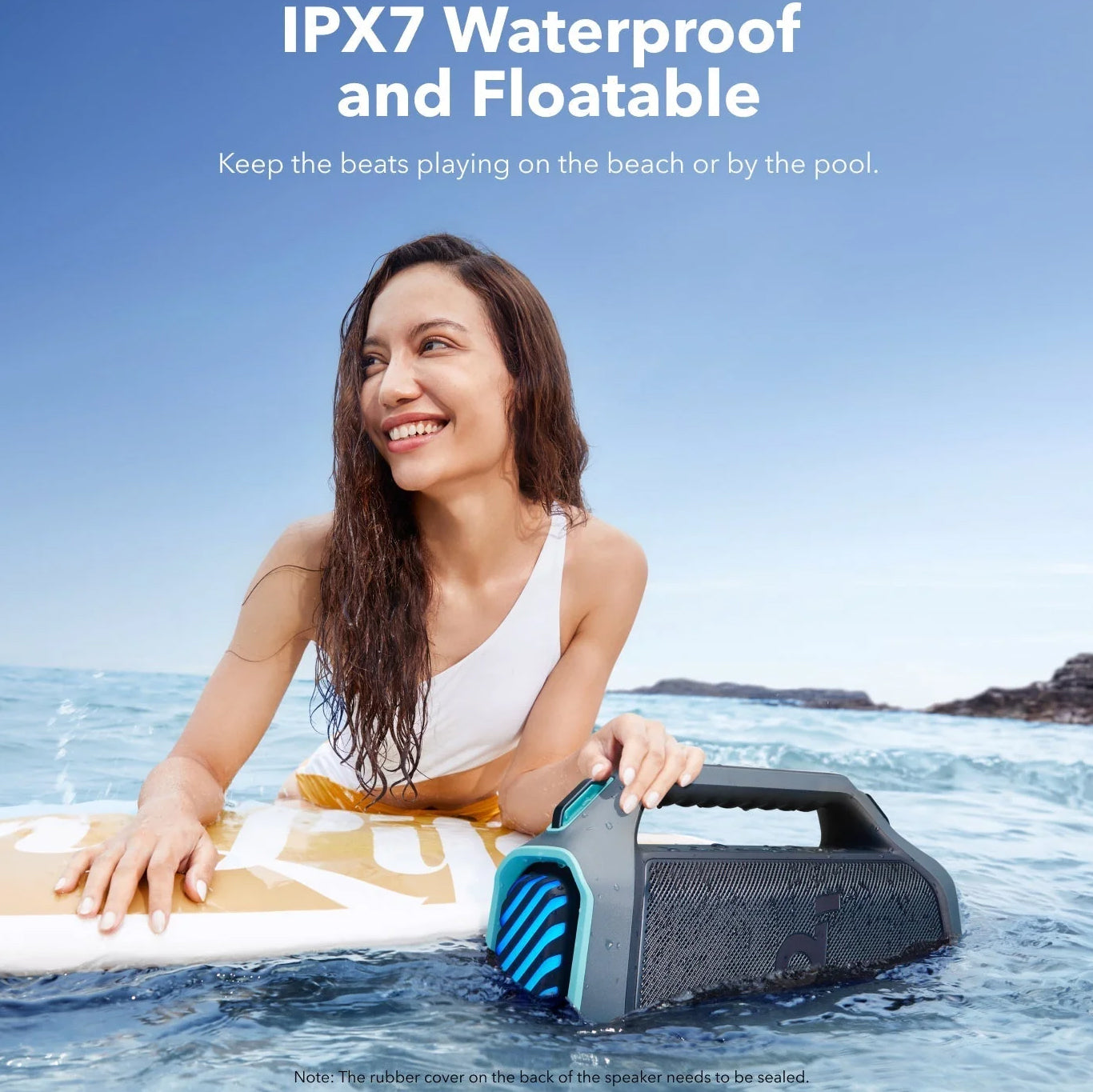 Przenośny głośnik Bluetooth Anker Soundcore Boom 2 Plus, 140W, RGB, wodoodporny, niebieski A3134031 