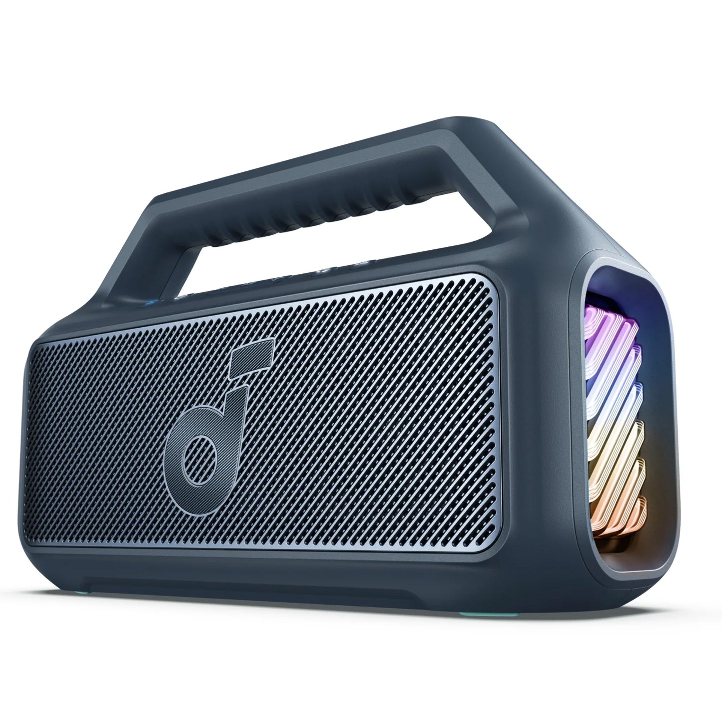 Przenośny Głośnik Bluetooth Anker SoundCore Boom 2, 80W, TWS, RGB, Wodoodporny, Niebieski A3138031