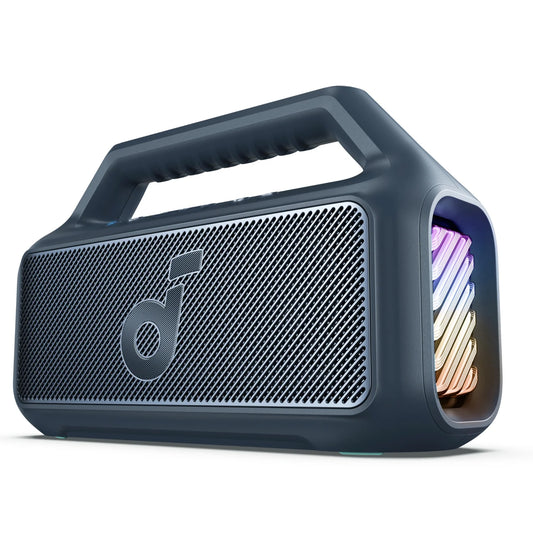 Przenośny Głośnik Bluetooth Anker SoundCore Boom 2, 80W, TWS, RGB, Wodoodporny, Niebieski A3138031
