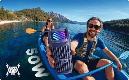 Przenośny głośnik Bluetooth Anker SoundCore Boom 3i, 50W, RGB, Wodoodporny, Niebieski D5100030