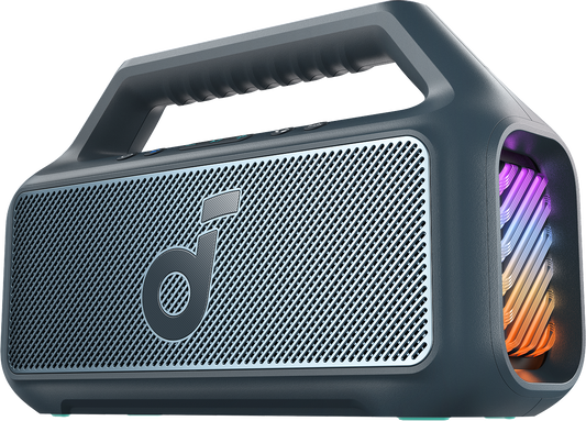 Przenośny głośnik Bluetooth Anker SoundCore Boom 2 Nowa Wersja, 80W, TWS, RGB, Wodoodporny, Niebieski A3138032