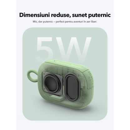 Przenośny głośnik Bluetooth Anker SoundCore Select 4 Go, 5W, TWS, wodoodporny, zielony A31X1061